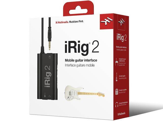 IK Multimedia iRig 2 Guitar Interface for iPhone, iPad, iPod Touch and Android