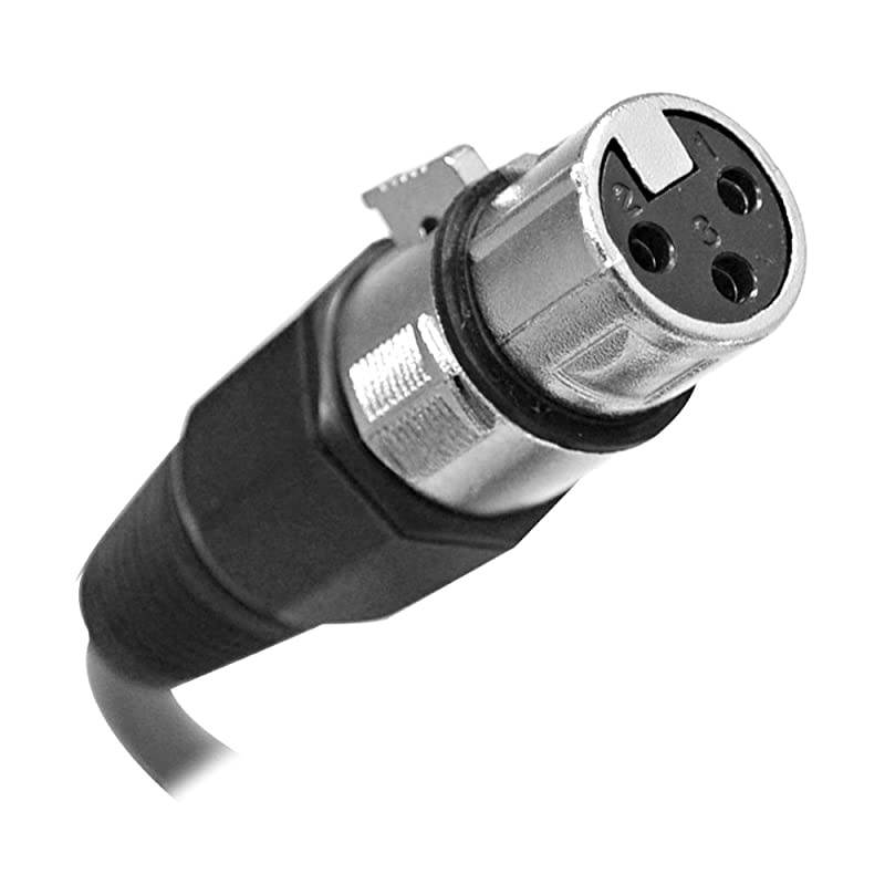 SAXLX-6 - 6 Pack of 6' Blue XLR Male to XLR Female Patch Cables - Balanced - 6 Foot Patch Cords