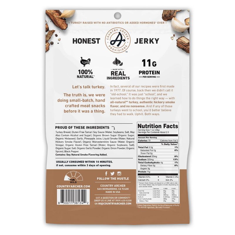 Country Archer Hickory Smoke Turkey - 3oz