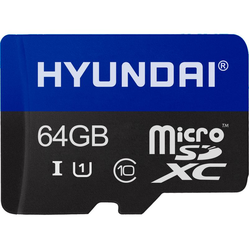 Hyundai 64GB microSDXC - Class 10/UHS-I (U1) - Retail	