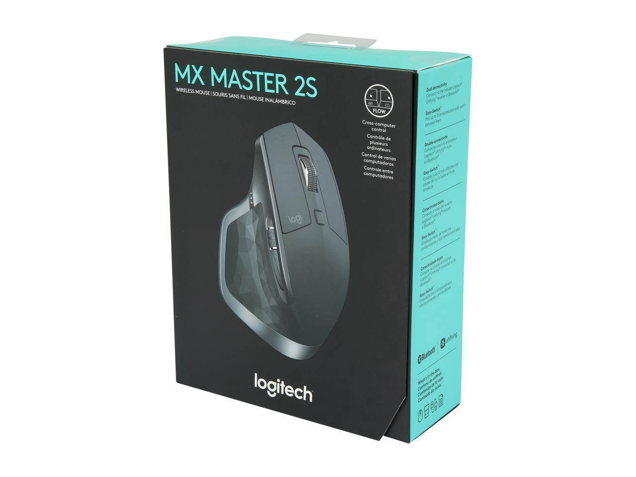 Logitech MX Master 2S 910-005131 Wireless Mouse with FLOW Cross-Computer Control and File Sharing for PC and Mac