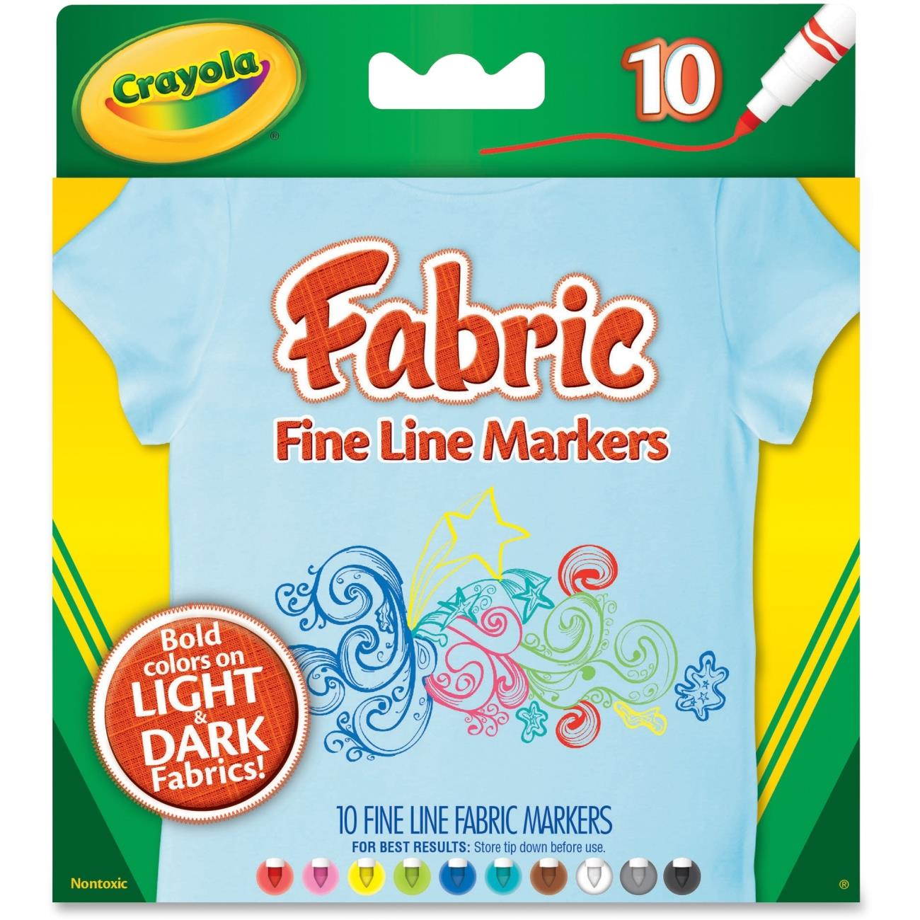 Crayola Bright Fabric Markers