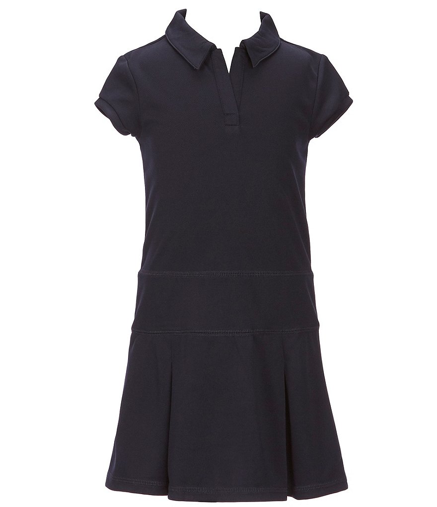 Nautica Little Girls 4-6X Short-Sleeve Performance Pleated Dress