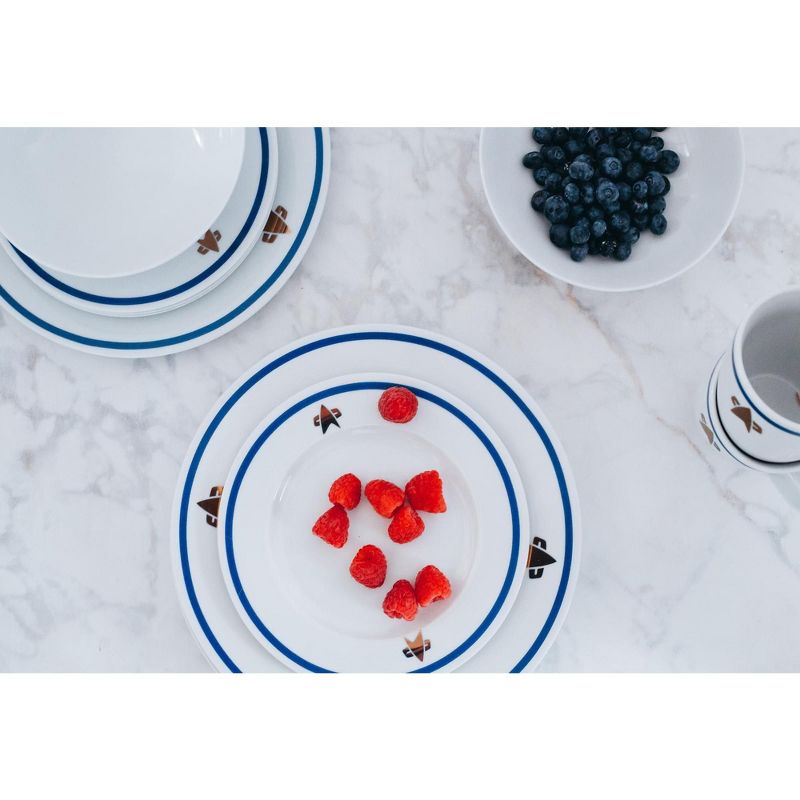 Robe Factory LLC Star Trek: The Next Generation Dinnerware Sets | 16-Piece Ceramic Dinner Set