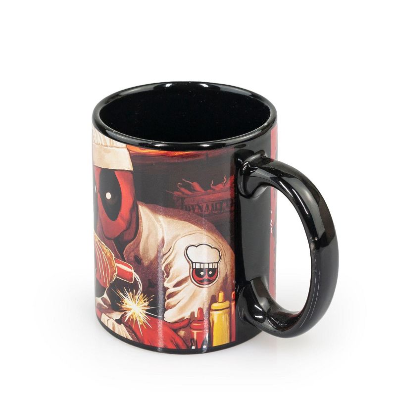 Surreal Entertainment Dead Pool Costume | Dead Pool Atomic Changa Ceramic Coffee Mug | 12 oz