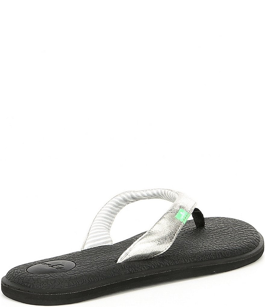 Sanuk Women's Yoga Chakra Metallic Flip Flops