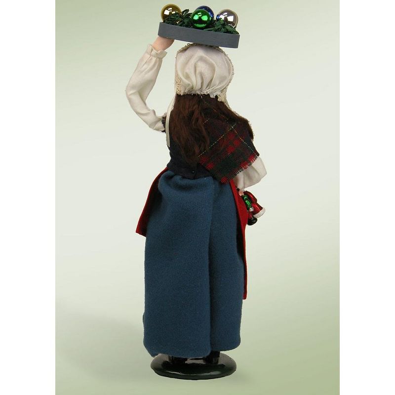 Byers Choice 13.5" Festive Seasons Market Family Woman Selling Glass Ornaments Christmas Figure