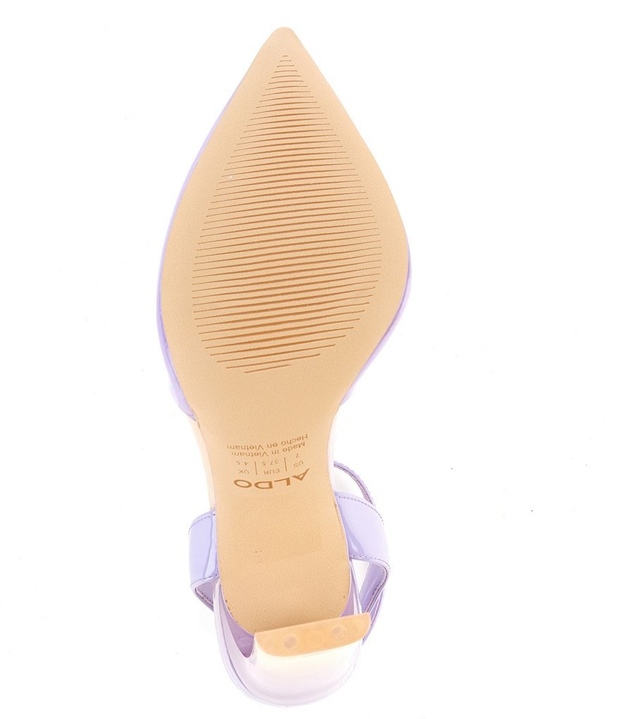 ALDO Aradda Clear Ankle Strap Pumps