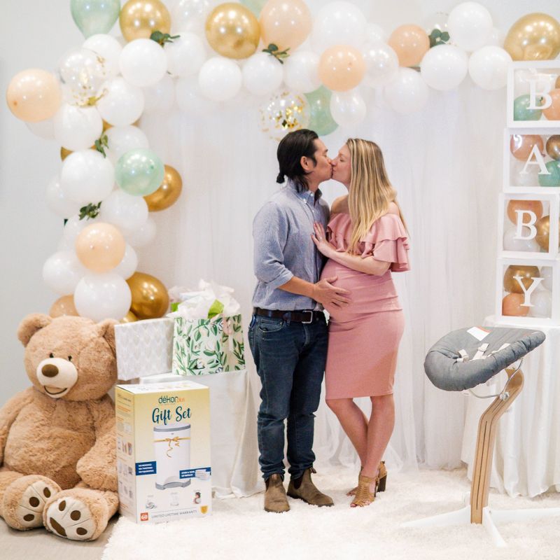 Diaper Dekor Diaper Pails Plus White Gift Set