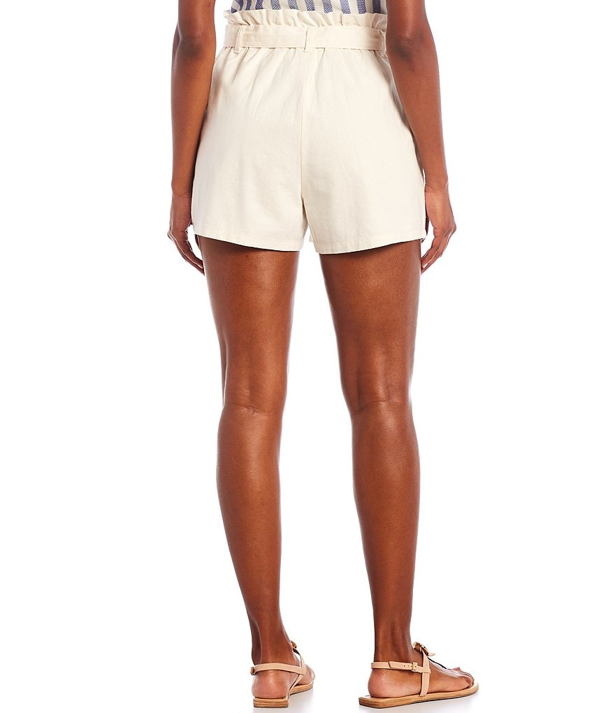Gibson & Latimer Paper Bag Belted Shorts