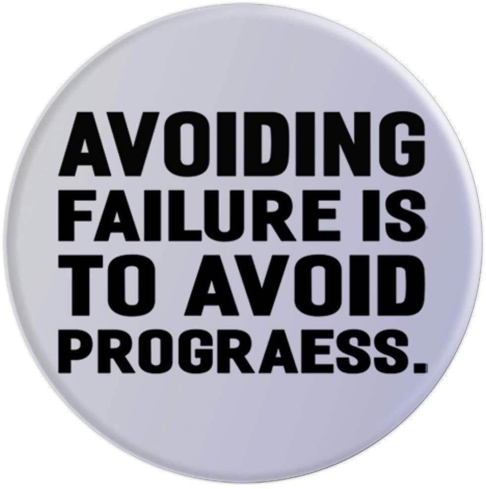 Avoiding Failure Is To Avoid Progress PopSockets Grip and Stand for Phones and Tablets
