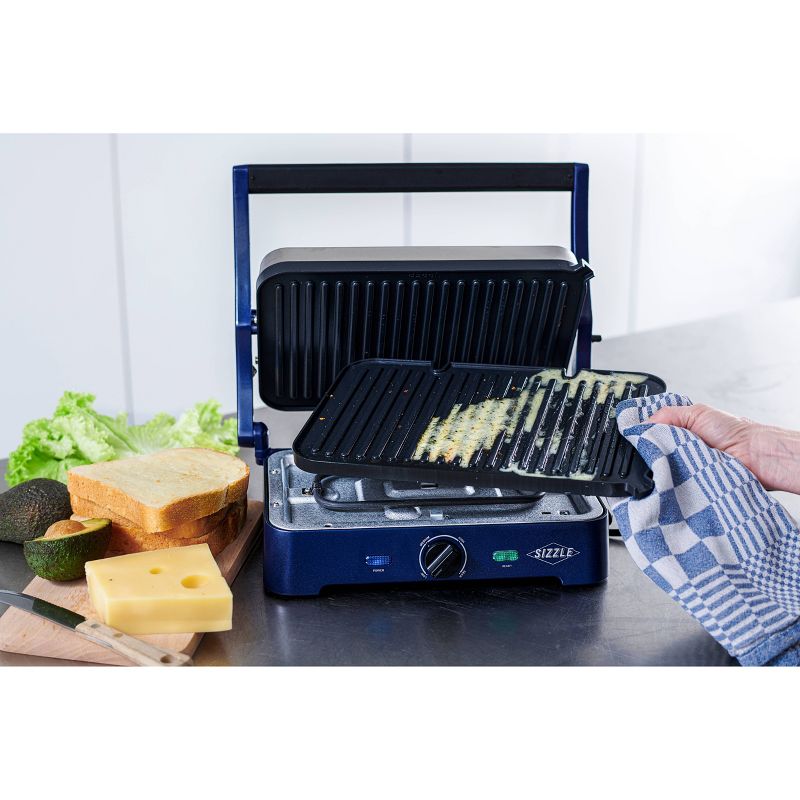 Blue Diamond Sizzle Griddle with Grill Plates