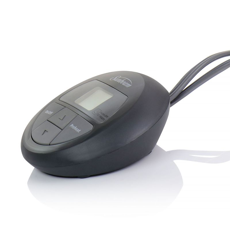 Sunbeam Microplush Heated Blanket Full Size in Mushroom