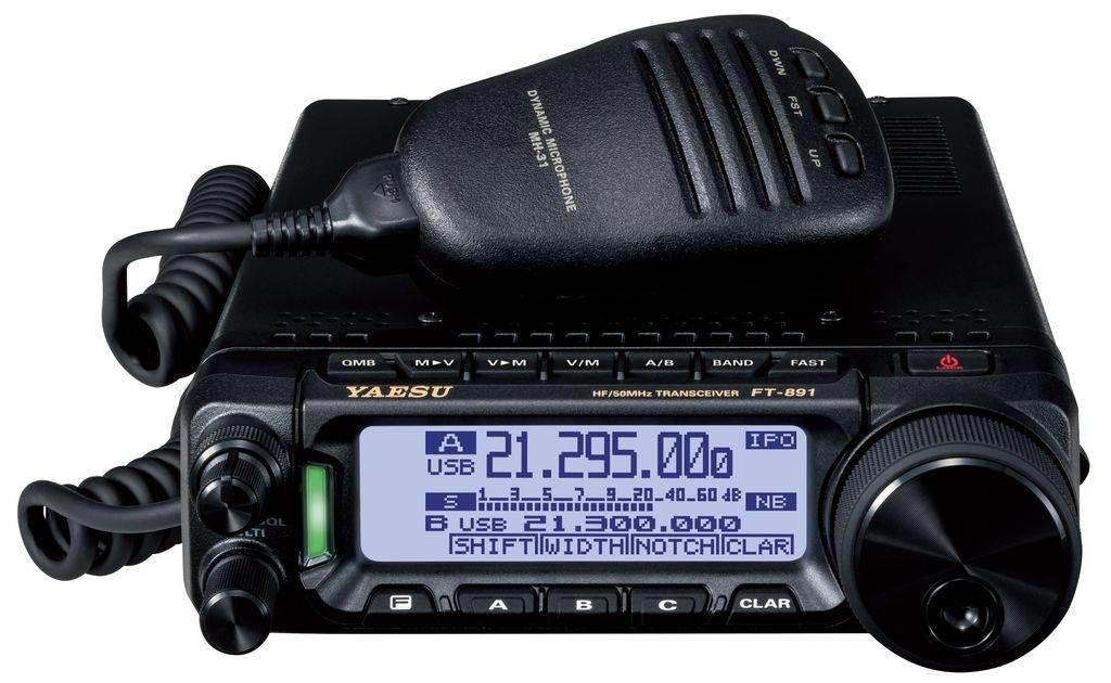 Bundle - 3 Items - Includes Yaesu FT-891 HF/6M Mobile Radio with the New Radiowavz Antenna Tape (2m - 30m) and HAM Guides Quick Reference Card