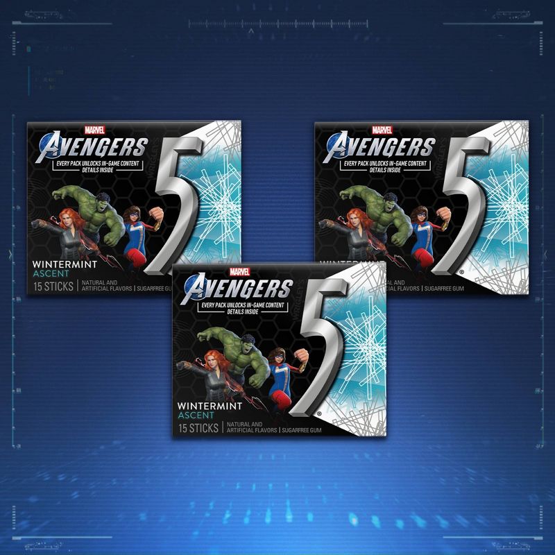 Wrigley's 5 Wintermint Ascent Sugarfree Gum Multipack - 45ct