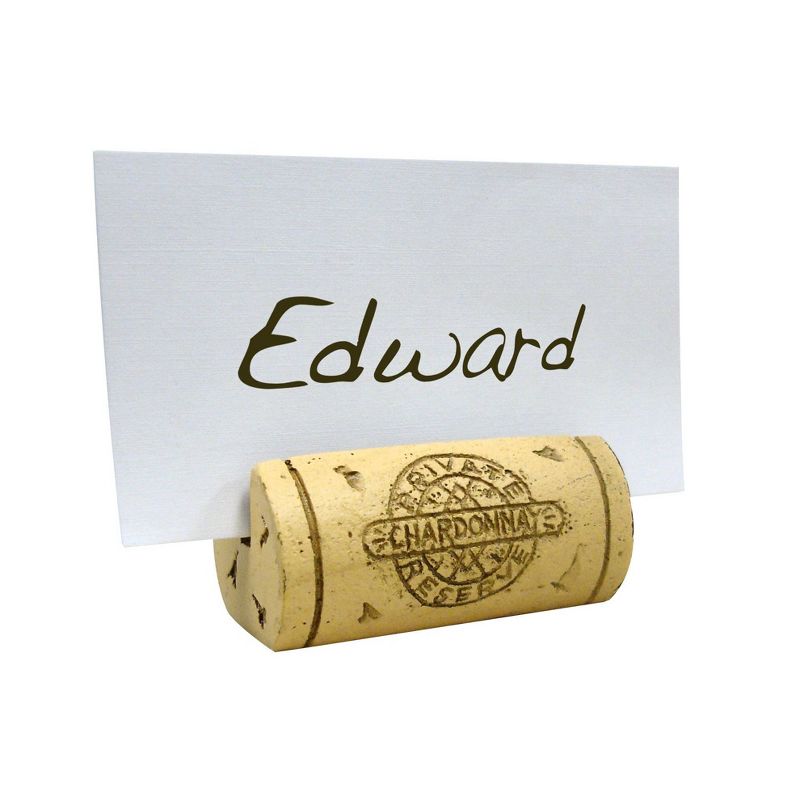 Epicureanist Ceramic Cork Place Card Holders