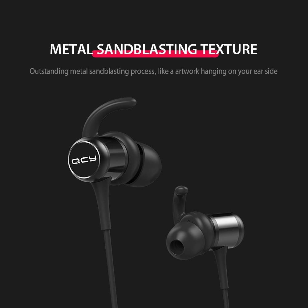 Global Version Xiaomi QCY M1c Dual In-ear Earphone Stereo Wireless BT Magnetic Earbuds With Microphone Volume Control For Android iOS Mobile Phones Tablet Computer