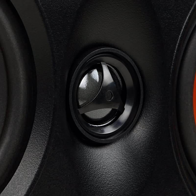 MCS Dual 525 Inch 2Way MTM inWall Speaker with Pivoting 1 Silk Dome Tweeter Each White