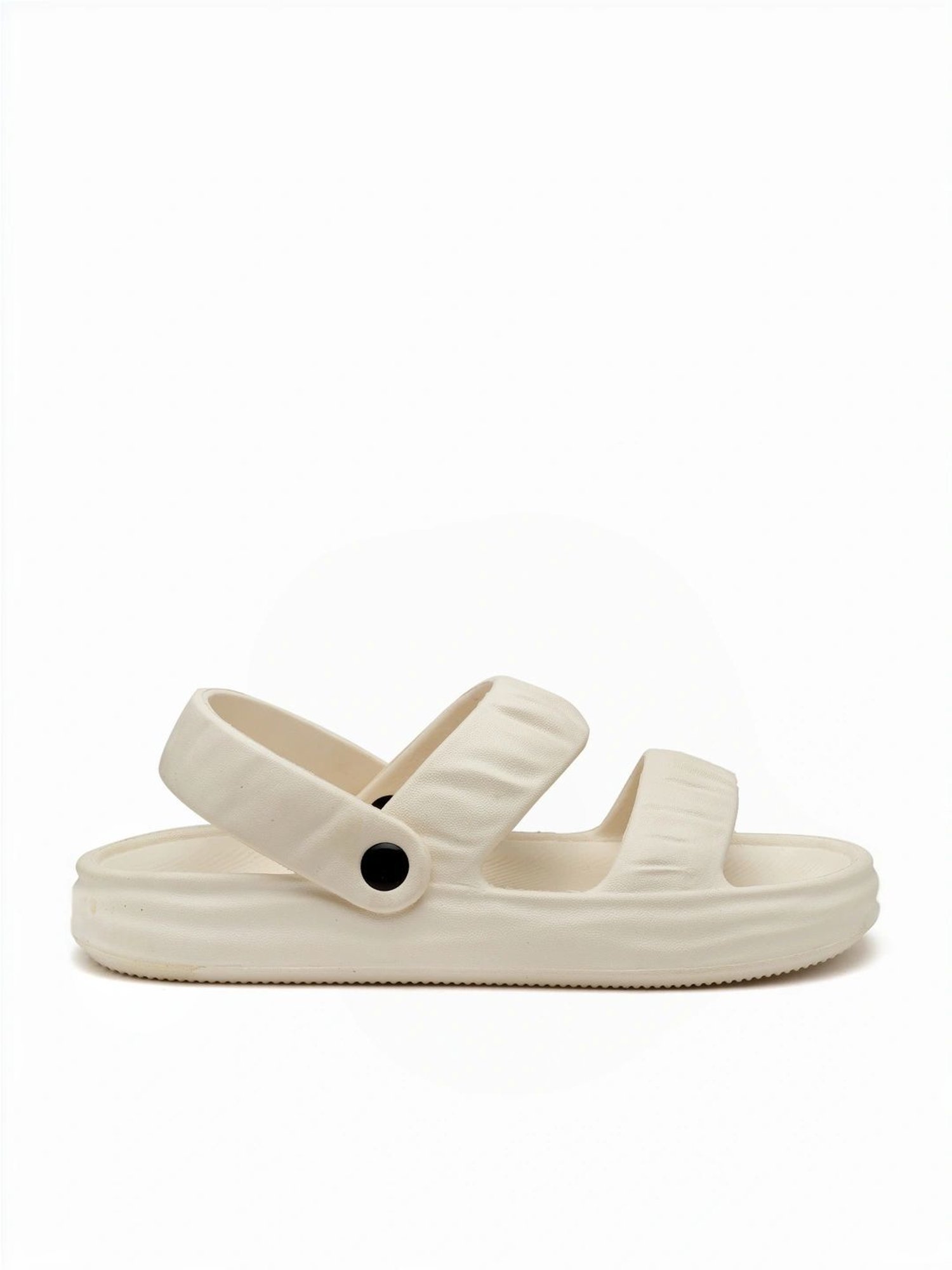 Asian Women's Cream Sling Back Sandals