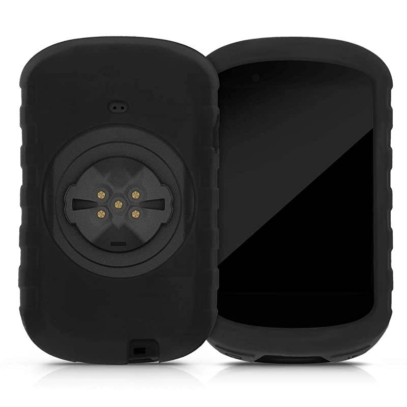 Case Compatible with Garmin Edge 830 Soft Silicone Bike GPS Navigation System Protective Cover Black