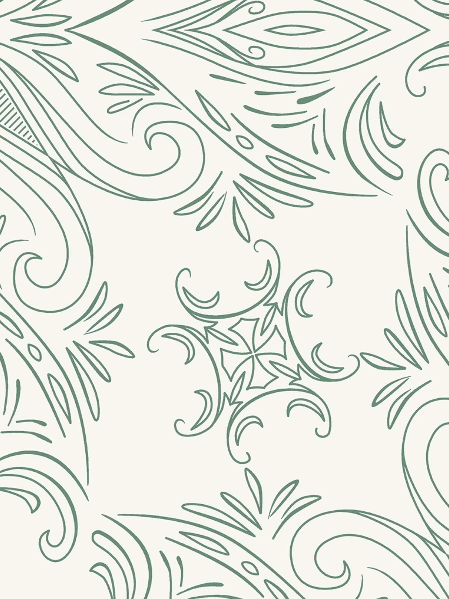 Welspun Printed Beige Cotton Double Bedsheet with 2 Pillow Covers