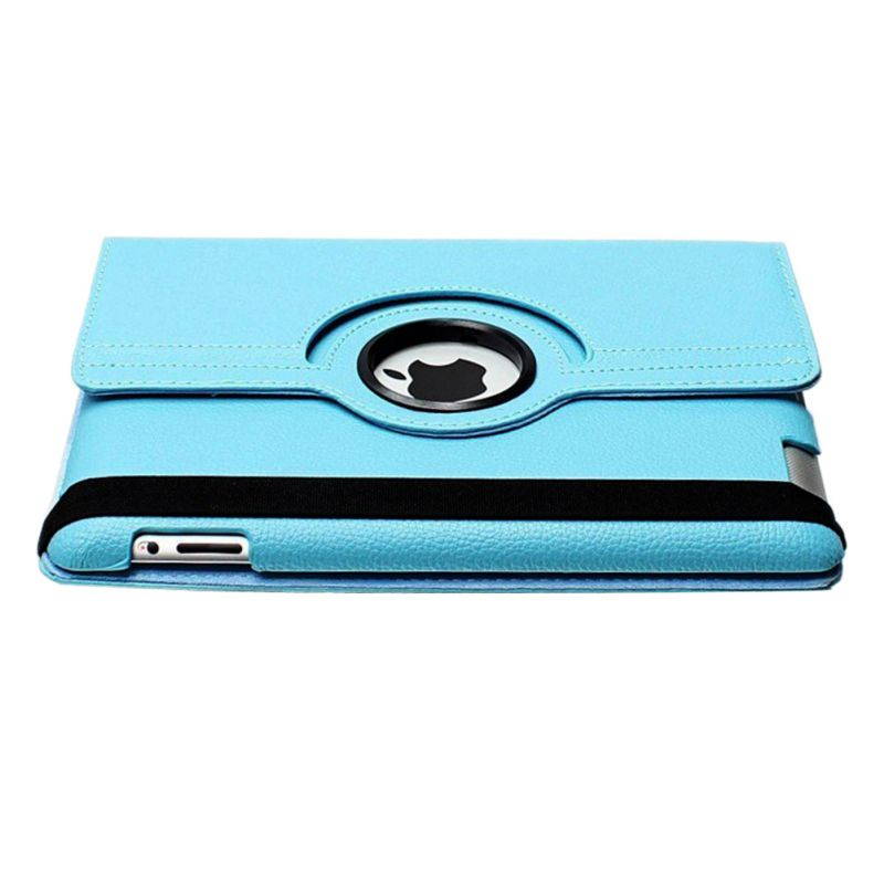 Fullbell Apple iPad 2/3/4 Case - 360 Degree Rotating Stand Smart Case Cover for iPad with Retina Display (iPad 4th Generation), the new iPad 3 & iPad 2 (Automatic Wake/Sleep Feature) - Black