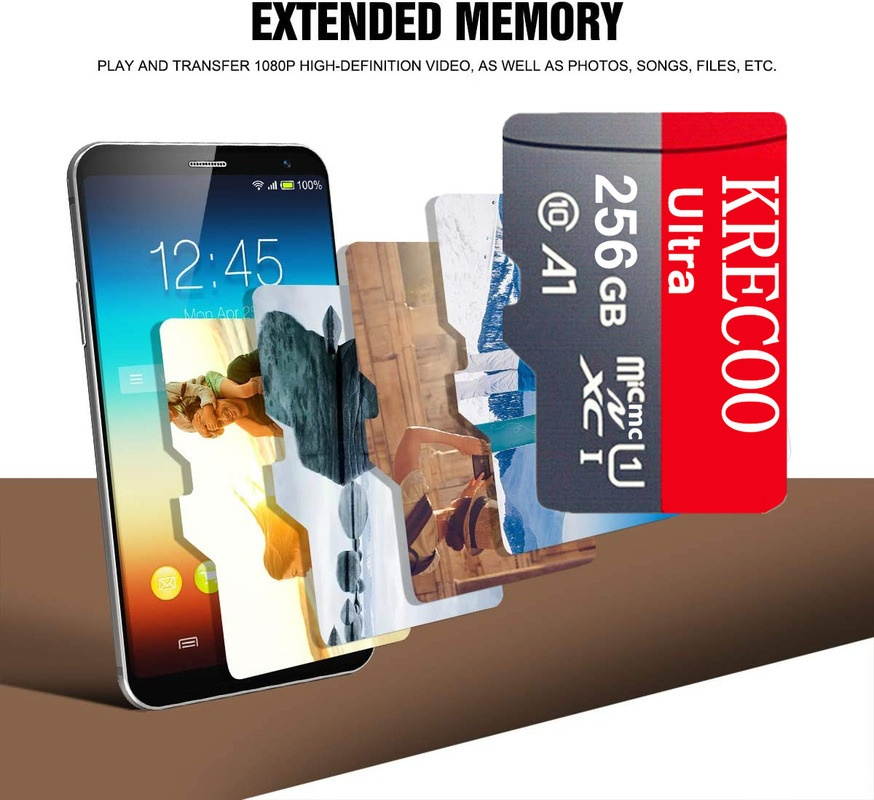 Micro SD Memory Card High Speed TF 64GB 128GB 256GB MicroSD Card with Adapter