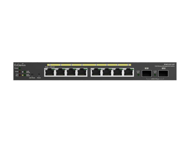 Engenius EWS2910P Neutron Wlan Controller Switch Is An 8-Port Gigabit Poe Layer