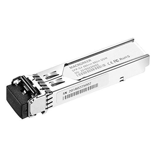 Macroreer SFP Gigabit Fiber optical transceiver module for Arista SFP-1G-SX SFP 1000Base-SX Module with DOM Support 850nm 550m dual LC/PC connector