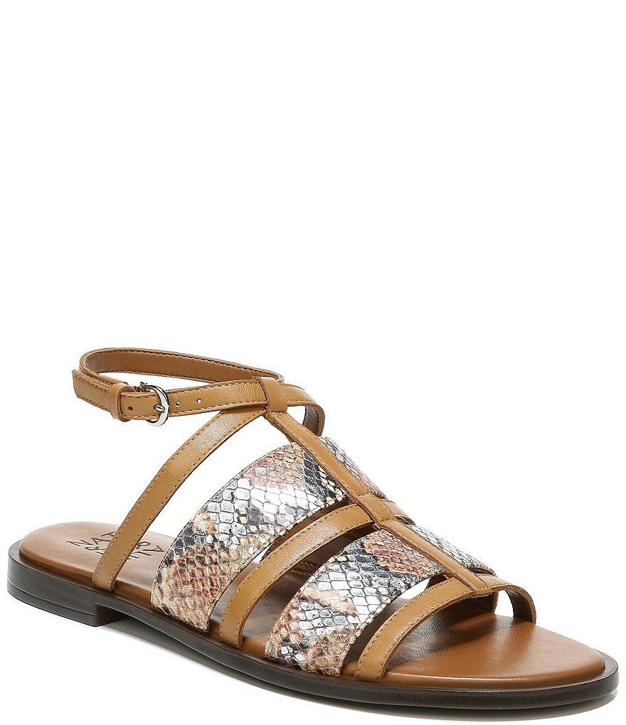 Naturalizer Fianna Snake Print Leather Sandals