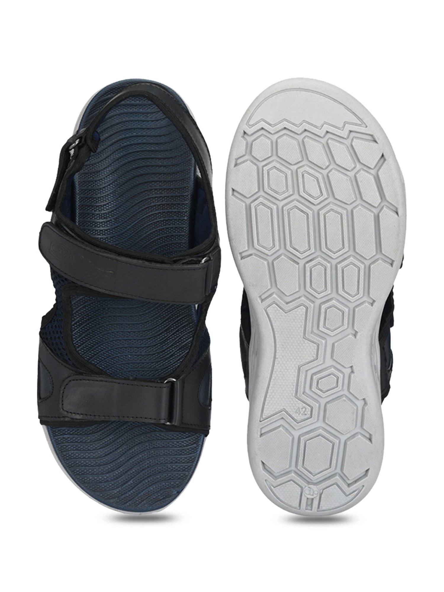 Delize Men's Blue Floater Sandals