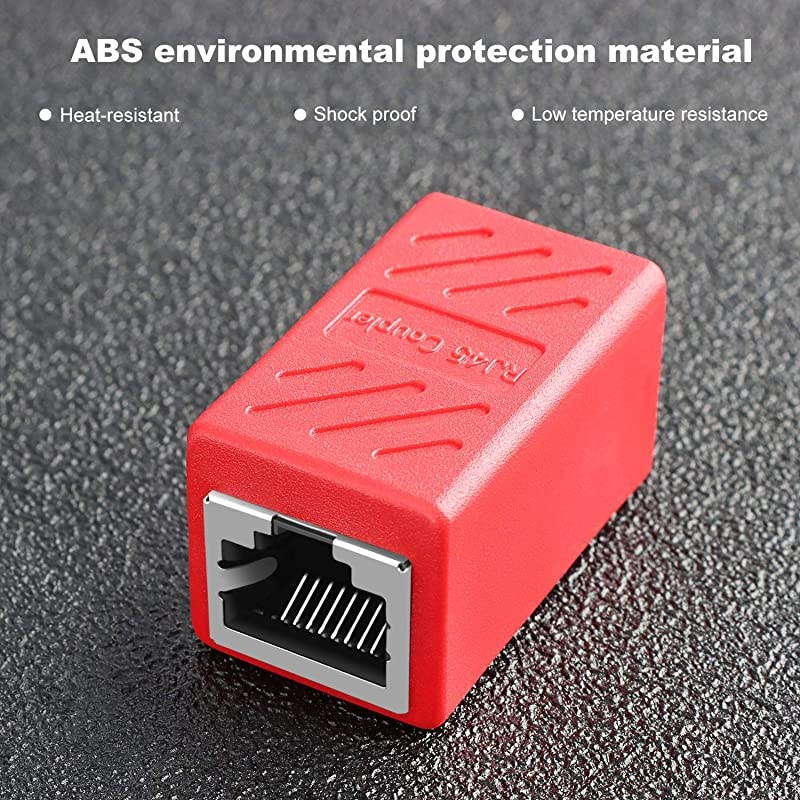 RJ45 Coupler inLine Coupler Cat7 Cat6 Cat5e Ethernet Cable Extender Adapter Female to Female 3 Pack