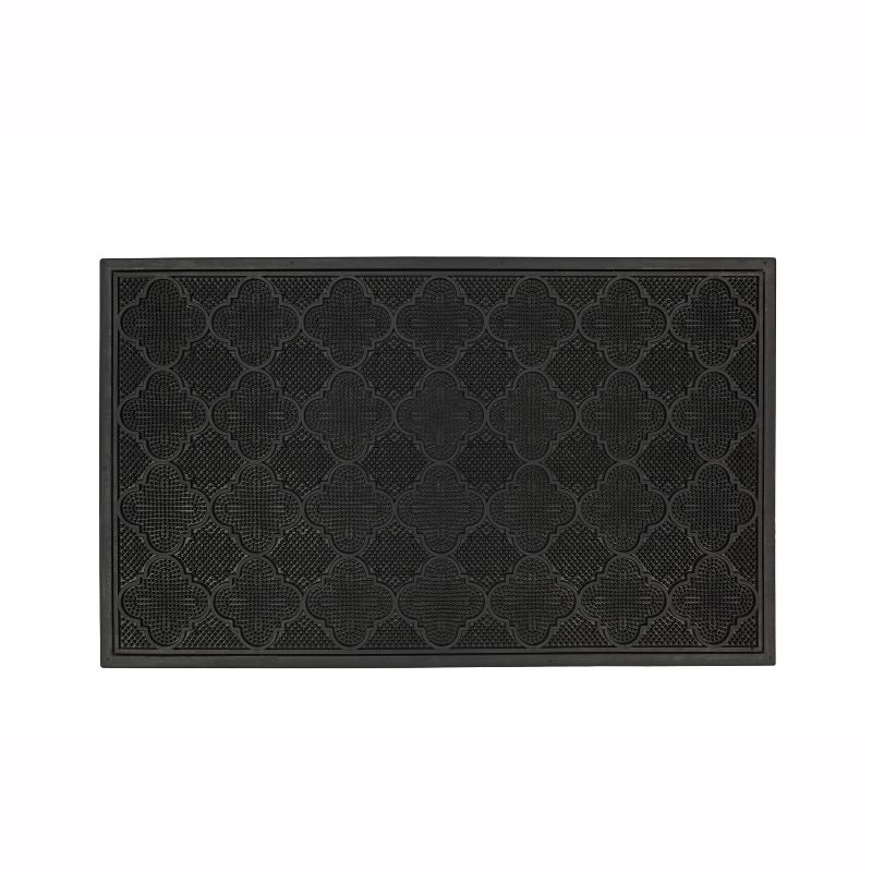 1'6"X2'6" Solid Doormat Black - Mohawk