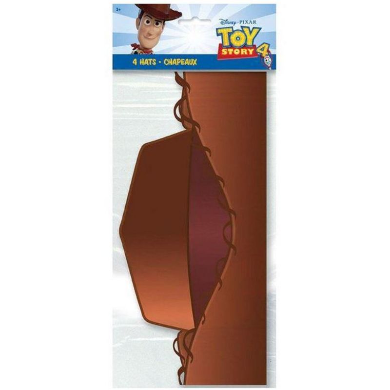 Birthday Express Disney's Toy Story 4 Paper Cowboy Hats - 4 Pack