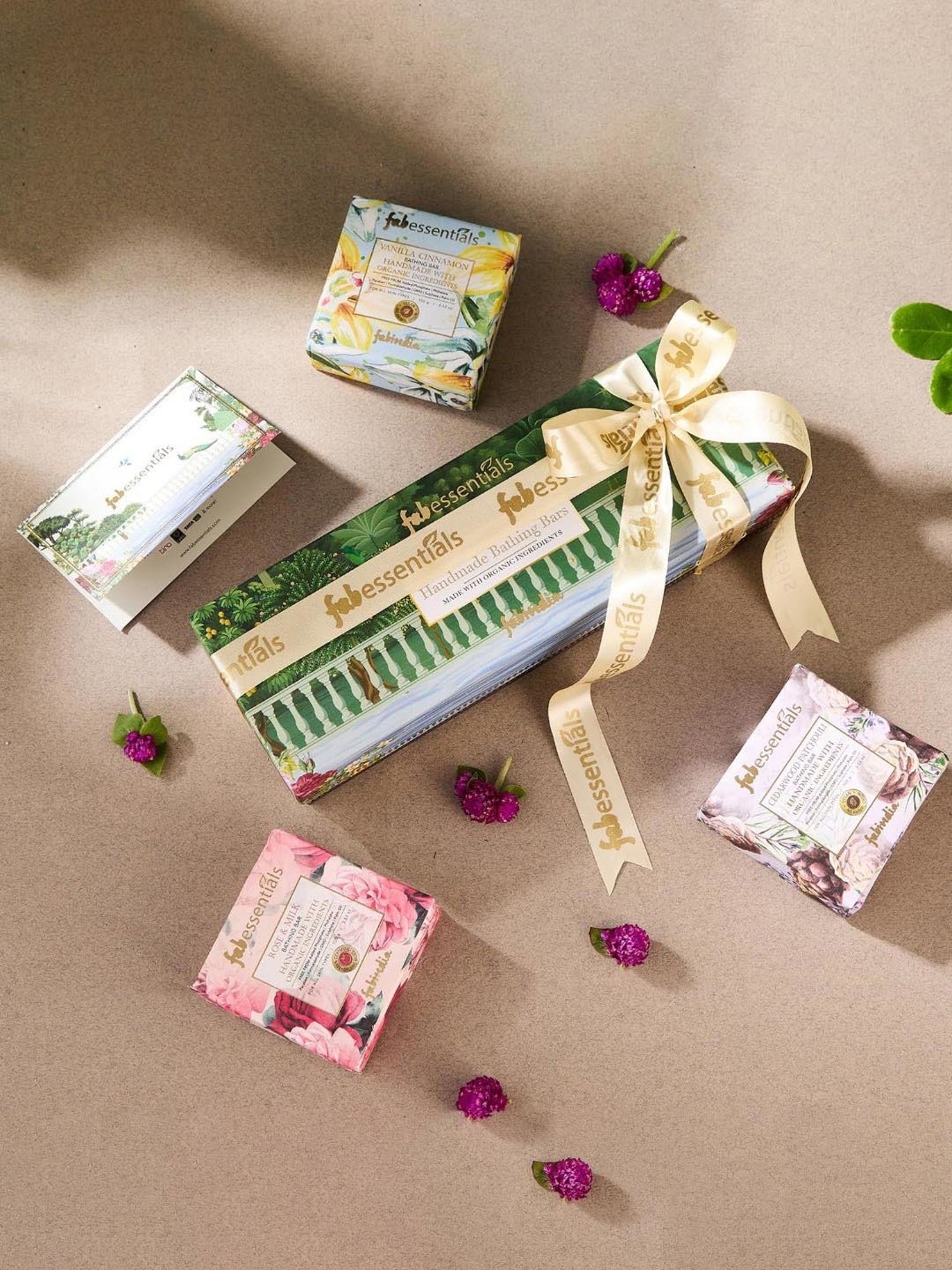 Fabessentials Assorted Handmade Bathing Bars Gift Set