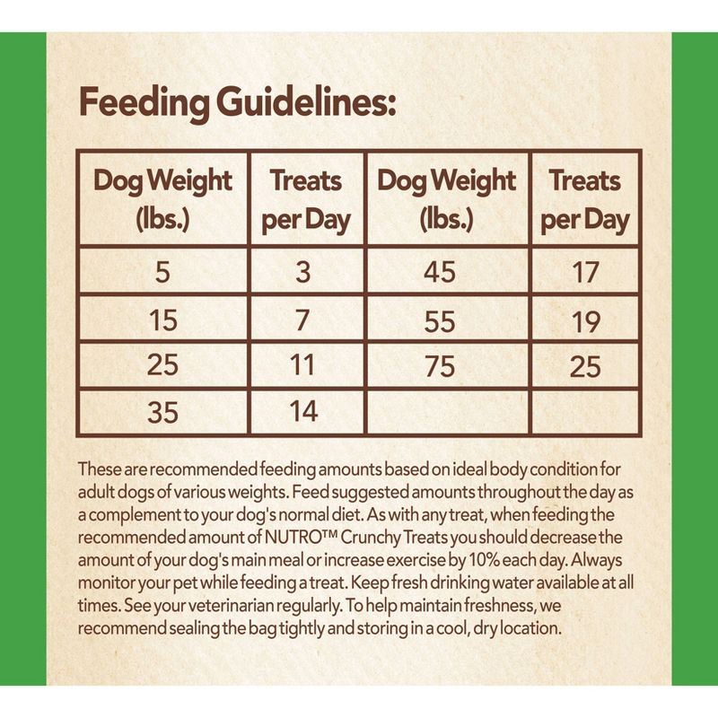 Nutro Crunchy Apple Dog Treats - 10oz