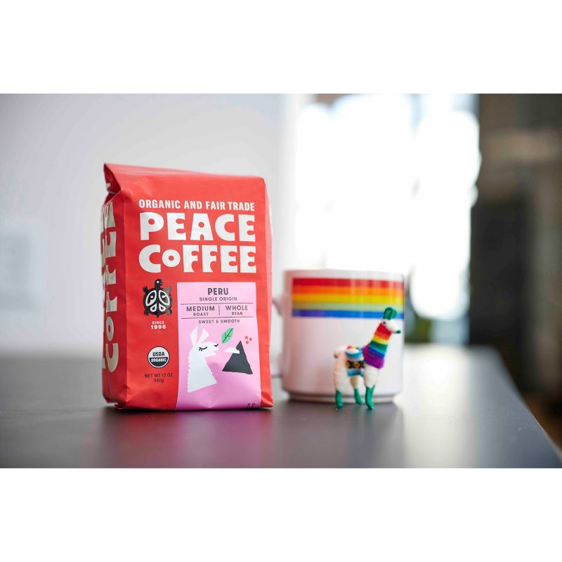 Peace Peru Medium Roast Ground Coffee - 12oz