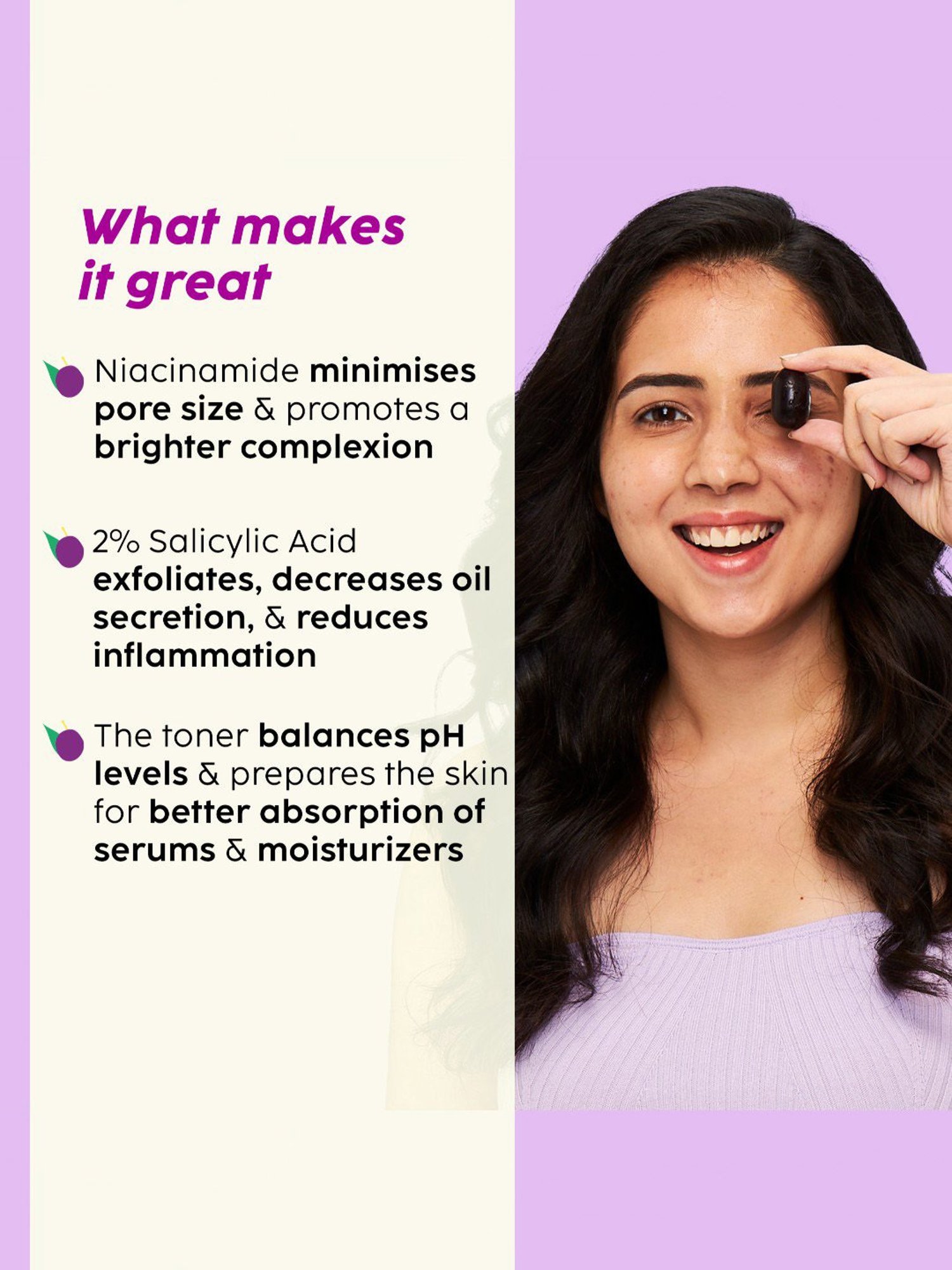 PLIX THE PLANT FIX Jamun Clarifying Fruity Toner - 150 ml