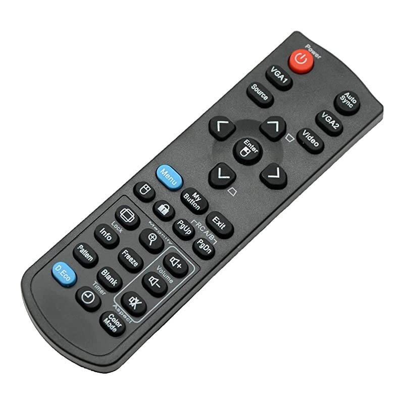 A00009441 Replacement Remote Control for ViewSonic PJD5132 PJD5134 PJD5232L PJD5234L PJD5533W PJD6235 PJD6245 PJD6543W PJD7820HD PJD7822HDL Projectors