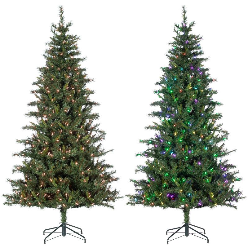 Sterling  7.5Ft. Hudson Pine with 400 RGB Color Changing LED Lights