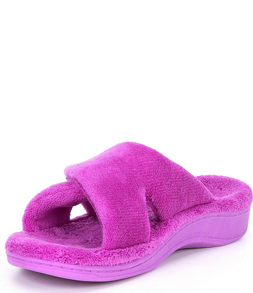 Cabernet Microfiber Terry Slippers