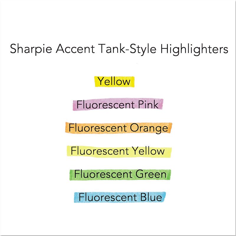Sharpie Accent Tank Style Highlighter Chisel Tip Blue Dozen 25010