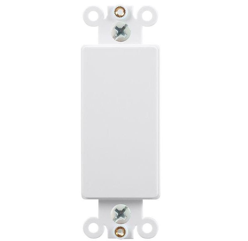 Monoprice Blank Dcor Insert - White  for Home ,Office, Personal Install