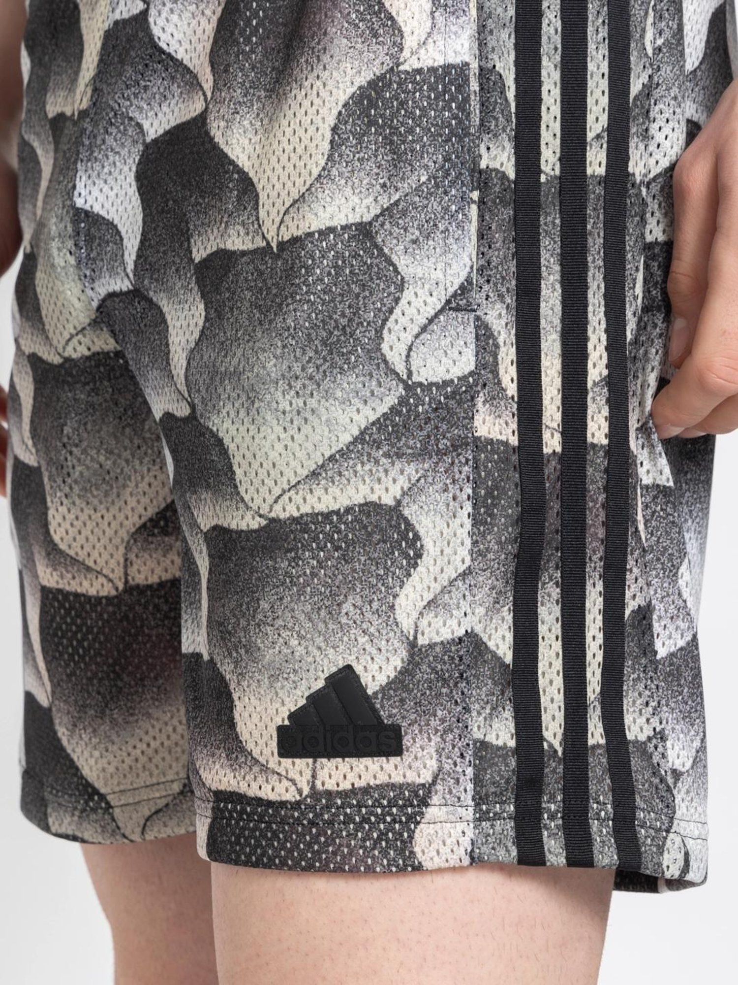 Adidas Black Regular Fit Sports Shorts