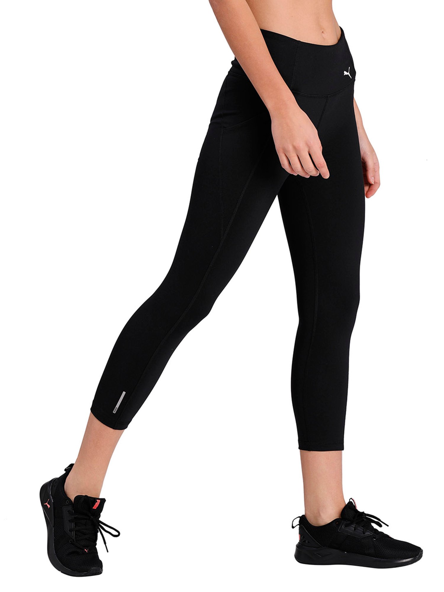Puma Black Tight Fit Capris