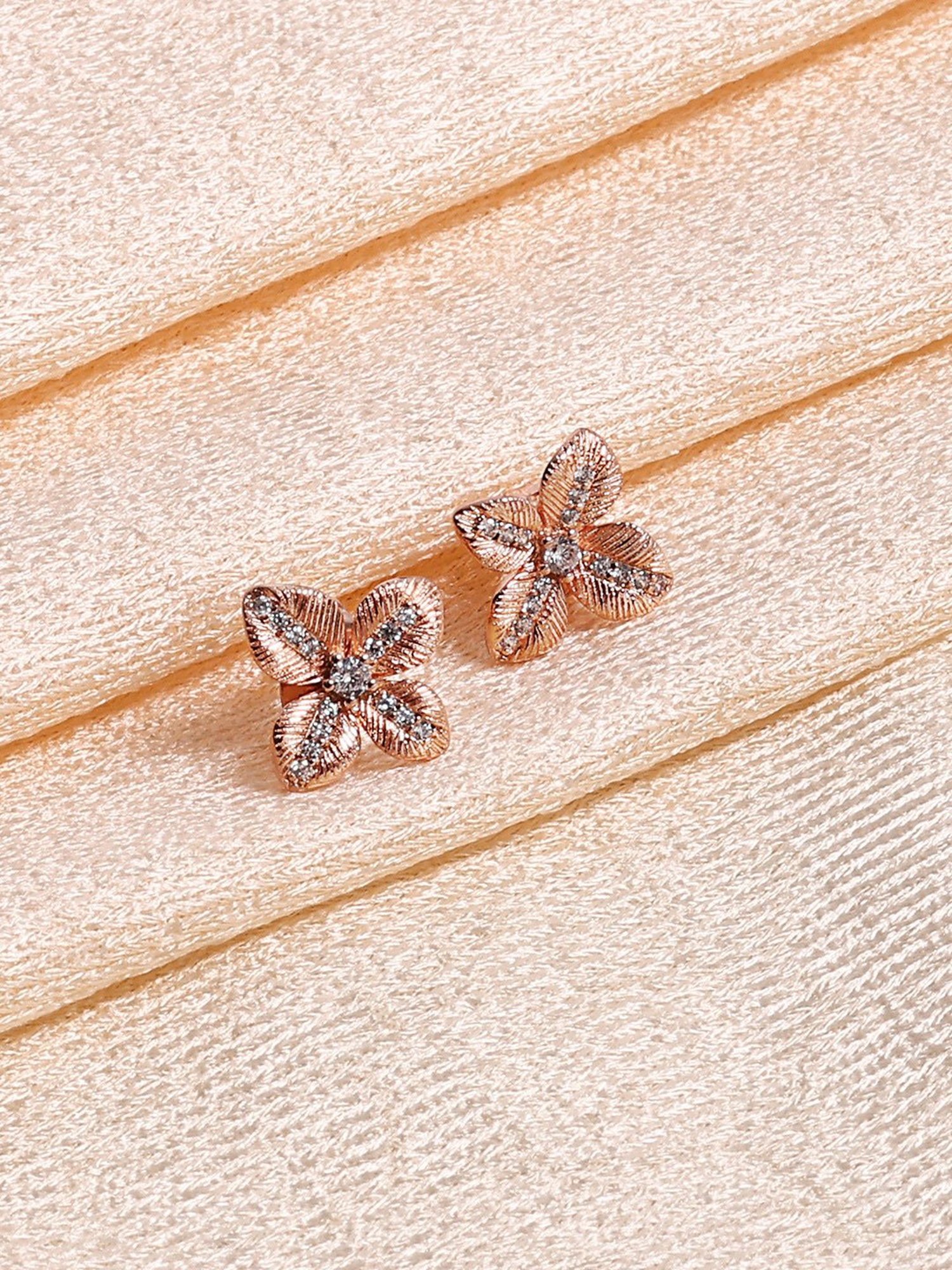 The Real Effect London Silver Stud Earrings for Women