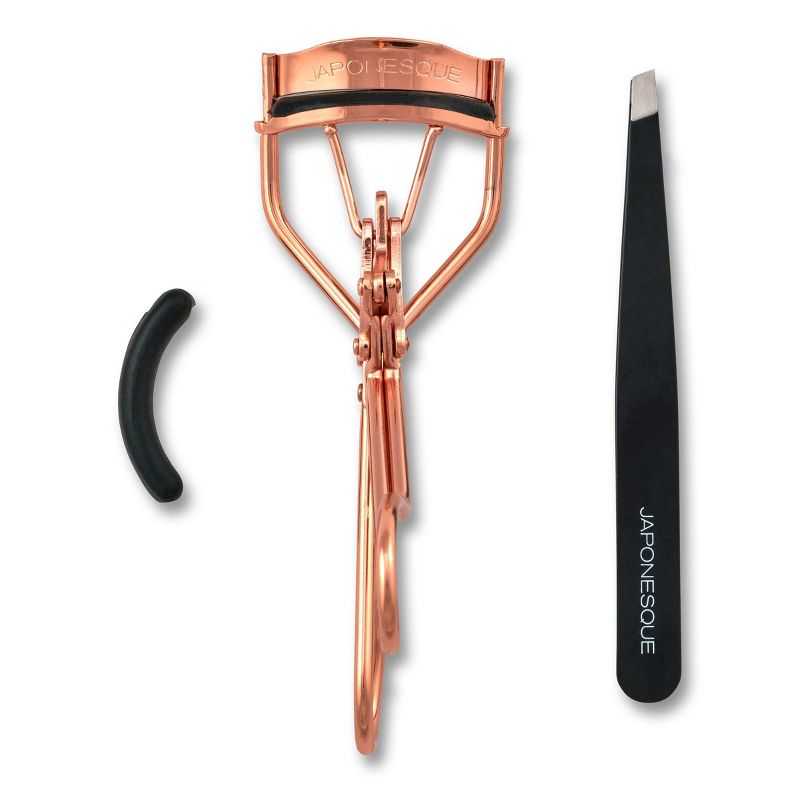 Japonesque Power Tool Curler and Brow Tweezer Duo