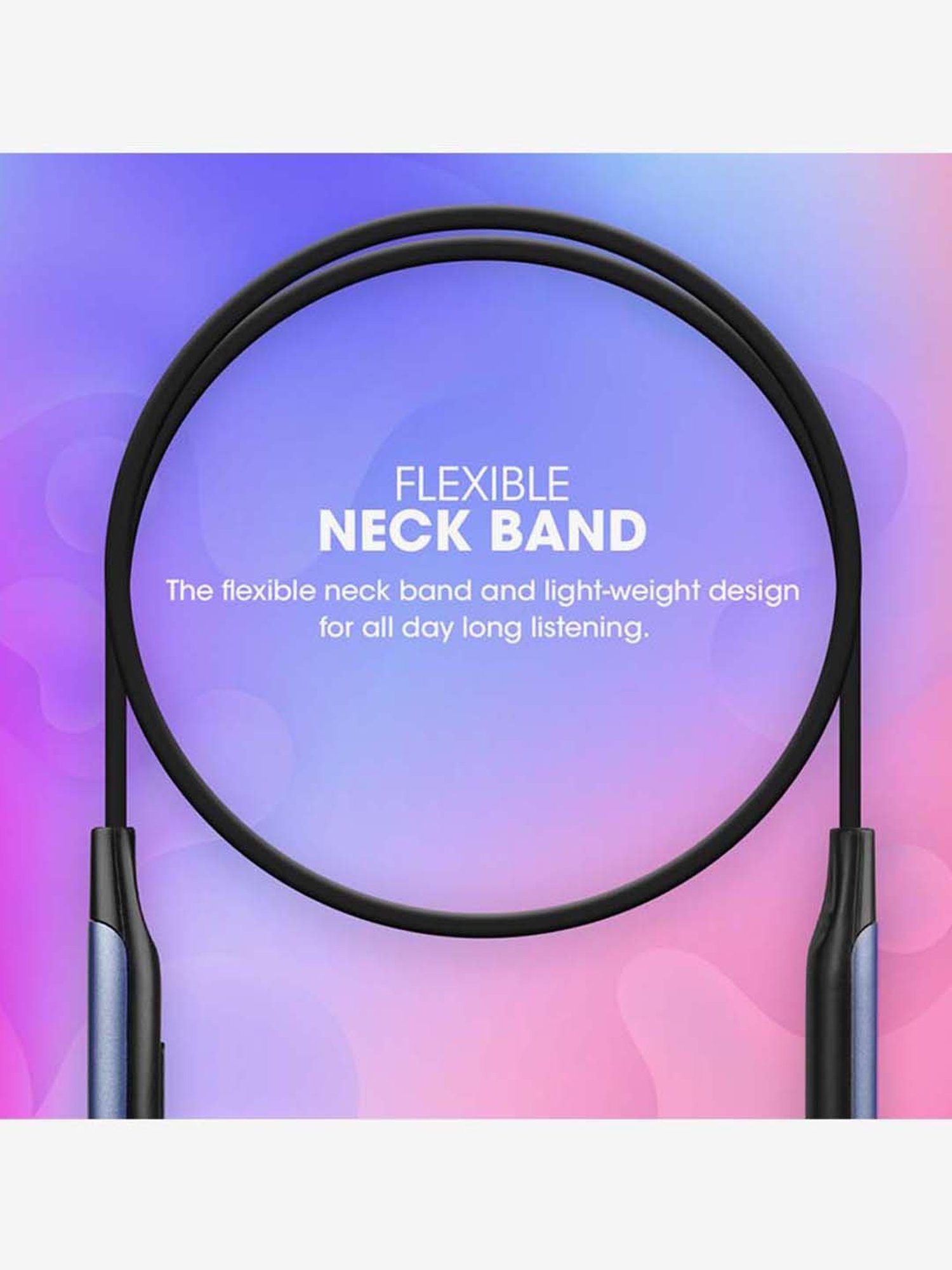 Zebronics Zeb-Evolve Wireless In-Ear Bluetooth Neckband with Mic (Blue)