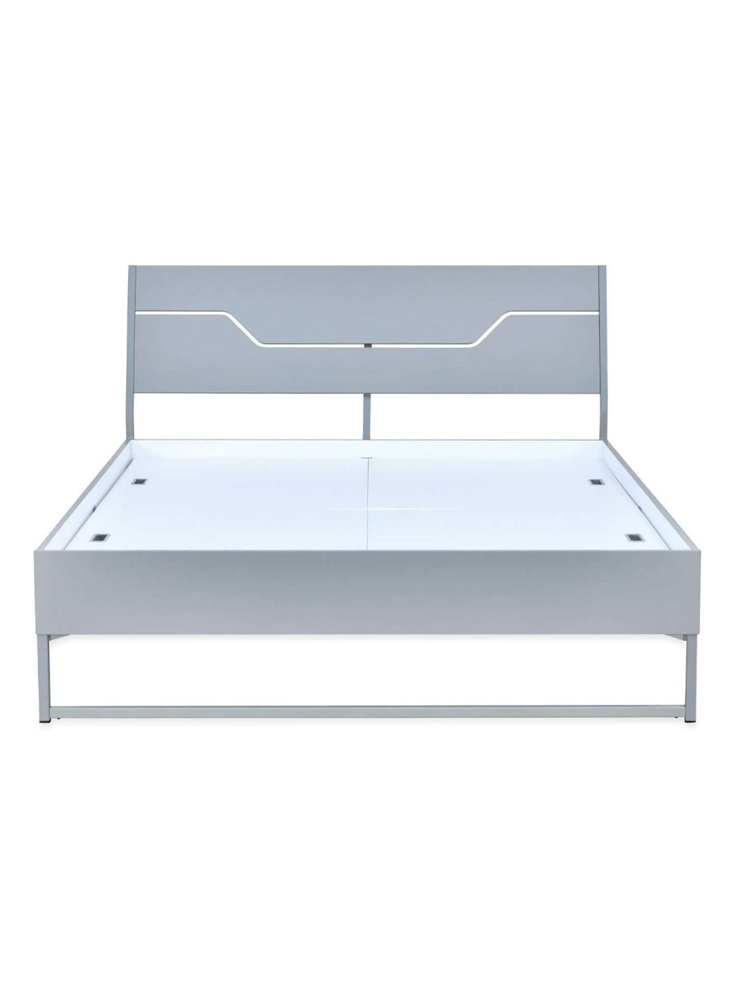 Doctor Dreams by Nilkamal Grey Metal Queen Grande Bed