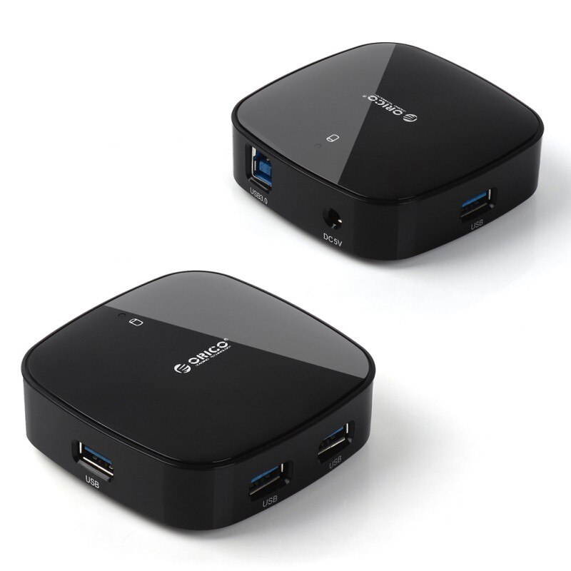 Orico H4818-U3-WH Portable 4-Port USB 3.0 Mini Hub with 3.3 Ft USB 3.0 Cable